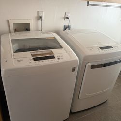 LG Electric Washer And Gas Dryer