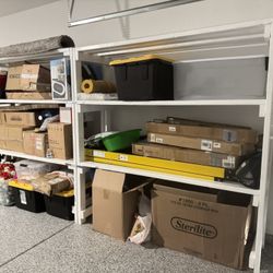 Brand New !! Start Work asap when Order Comes!! Delivery and assemble also an option !!! Wooden Garage Shelves 1 for $150, both for $250