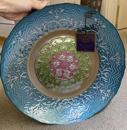 Brand New - Turkish Glass Accent Dish - Large 