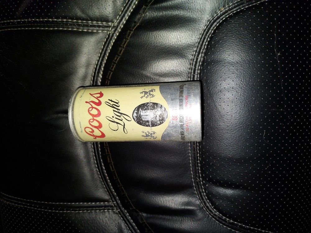 Vintage Coors Light Beer Can, Original Style Pop Top