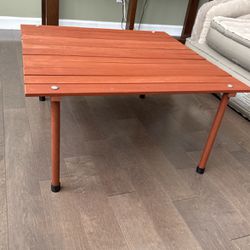 Portable Fold up End Table