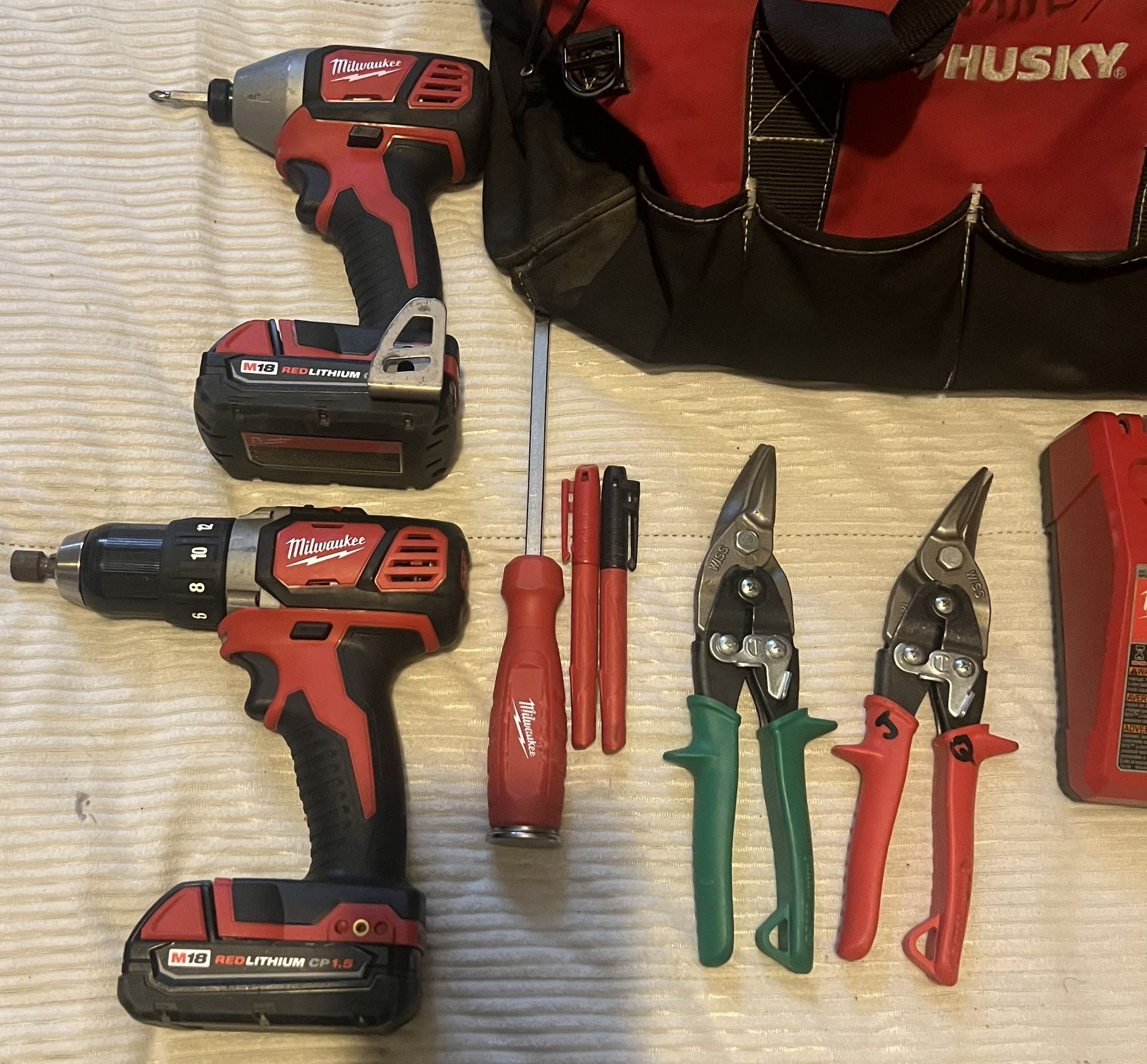 Milwaukee Drill Set Plus Includes 