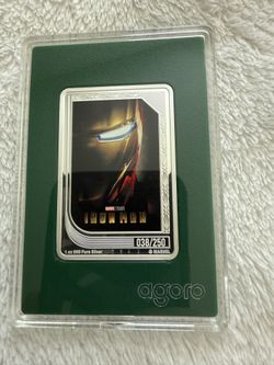 Agoro Trading Coins Iron Man #38/150 .999 1oz Silver 