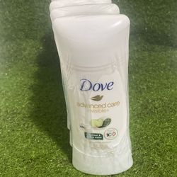 6 Pack Dove Advance Care Invisible+  Cucumber& Cactus Water 