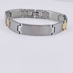 Brazalete para caballero Acero inoxidable/Stainless steel men's bracelet