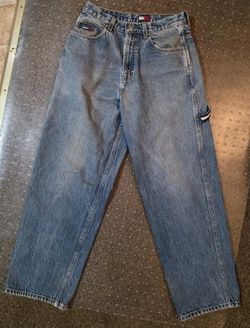 Vintage Y2k Tommy Hilfiger Men's Carpenter Jeans 29X32 Medium Wash