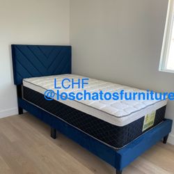 Twin Size Bed Frame With Mattress 