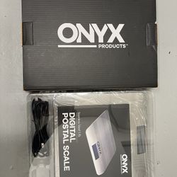 ONYX Digital Postal Scale 5 lb Stainless Steel USB Powered NEW in Box