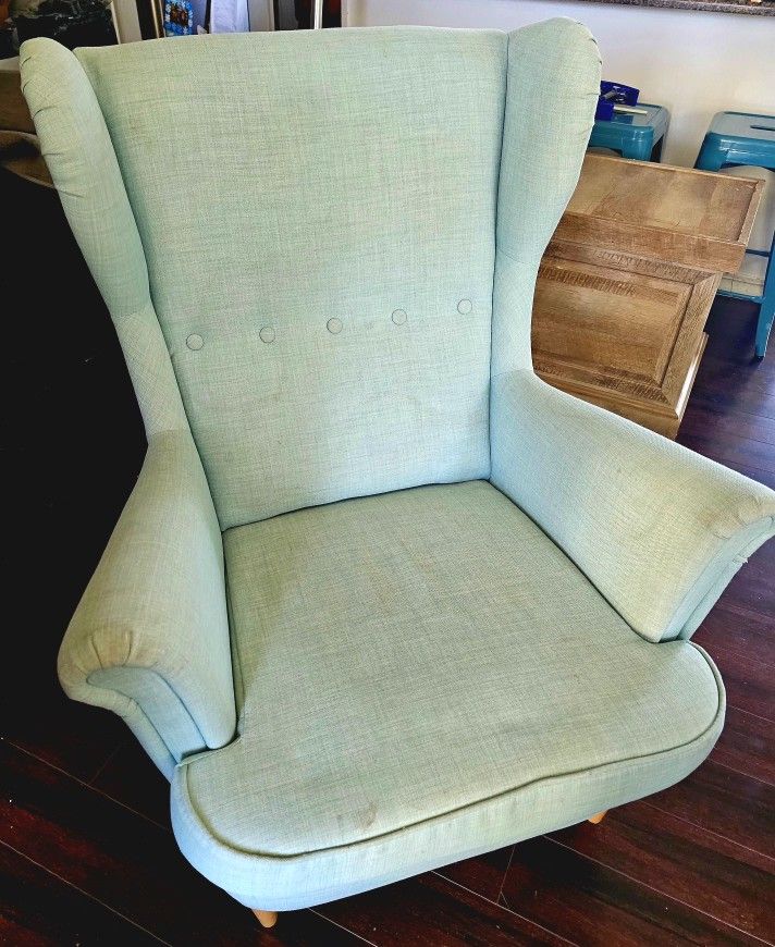 IKEA Strandmon Wing Chair - Light Turquoise