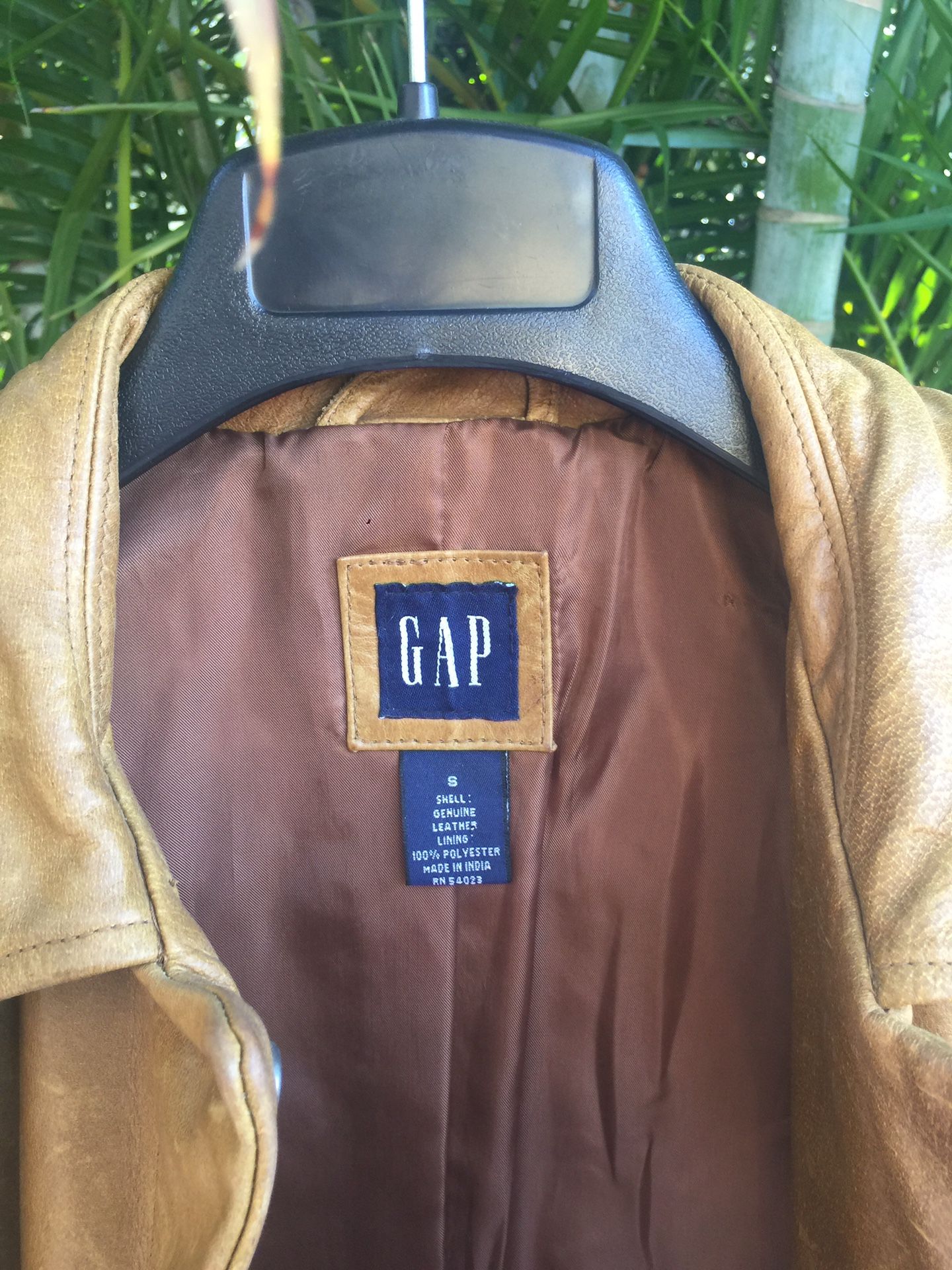 GAP Leather Trench Coat