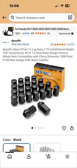 Lug nuts 14x1.5 ,24 pcs.