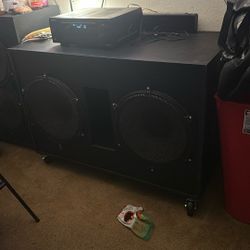 1box With 2 18” JBL SPEAKERS 1 Box With 2 12” JBL SPEAKERS 