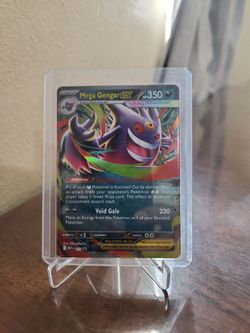 Pokemon card Mega Gengar EX #73  Black star promo