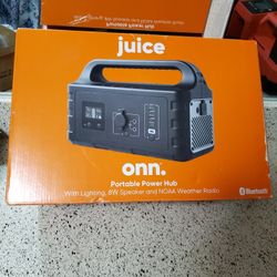 NEW Onn Portable Power Station And Bluetooth Speaker ($199 Retail)