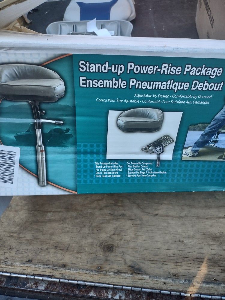 Boat Pedestals And Seats Adjustable In Height With Tilting Seats