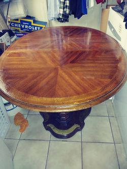 Solid Wood Oak Kitchen Dining Table 42x52 Oval