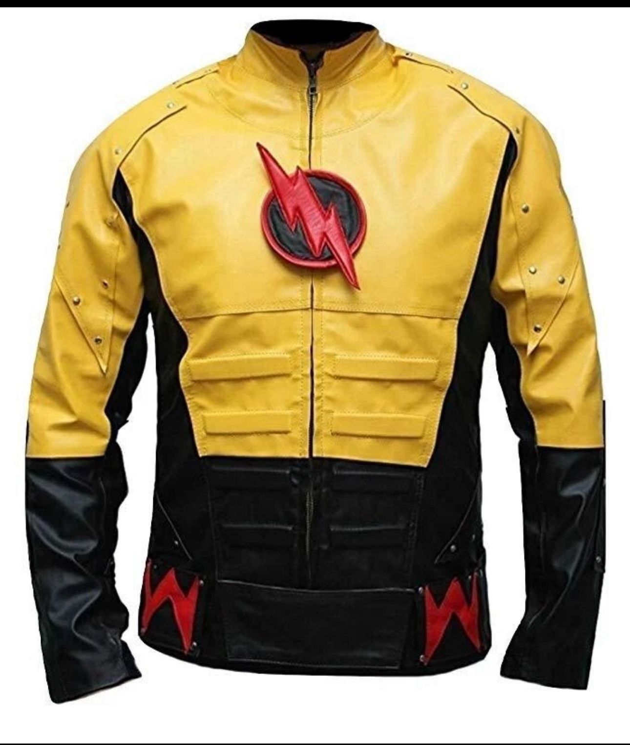 Mens Reverse Flash Jacket, Eobard Thawne Leather Cosplay from The Flash ...