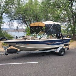 2007 SmokerCraft Pro Mag 162 +70hp 4 Stroke Suzuki+Trailer 