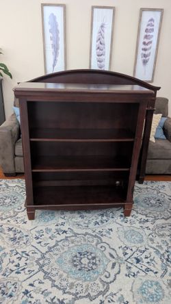 Solid wood book shelf