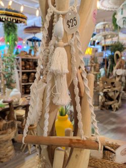 Boho Macrame Wall Hanging with Tassels
