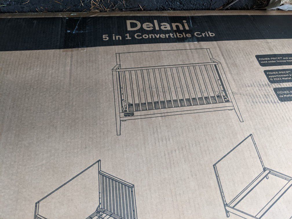 Delani 5 in 1 Convertible Crib