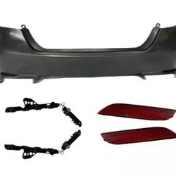 FOR 2018-2023 TOYOTA CAMRY SE XSE REAR BUMPER COVER W/ REFLECTOR & BRACKET 