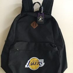 Los Angeles Lakers Black Backpack