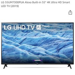 LG ULTRA SMART HD LED 4K TV 55 Inch