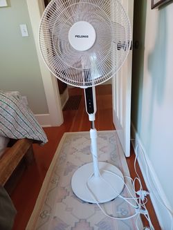 Pelonis standing fan, 12 settings, nearly silent