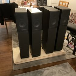 Infinity RS 8 Speakers With Built-In Amplifiers All Four Of Them For $250.  