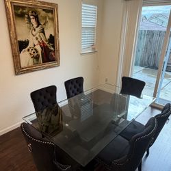 Dinning table 6 chairs