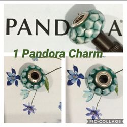 1 Pandora murano glass charm