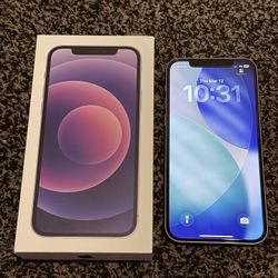 Unlocked iPhone 12 64 GB in Purple (T-Mobile, AT&T, Etc)