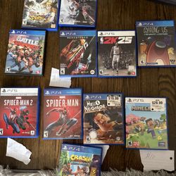 Ps5 & PS4 Games 