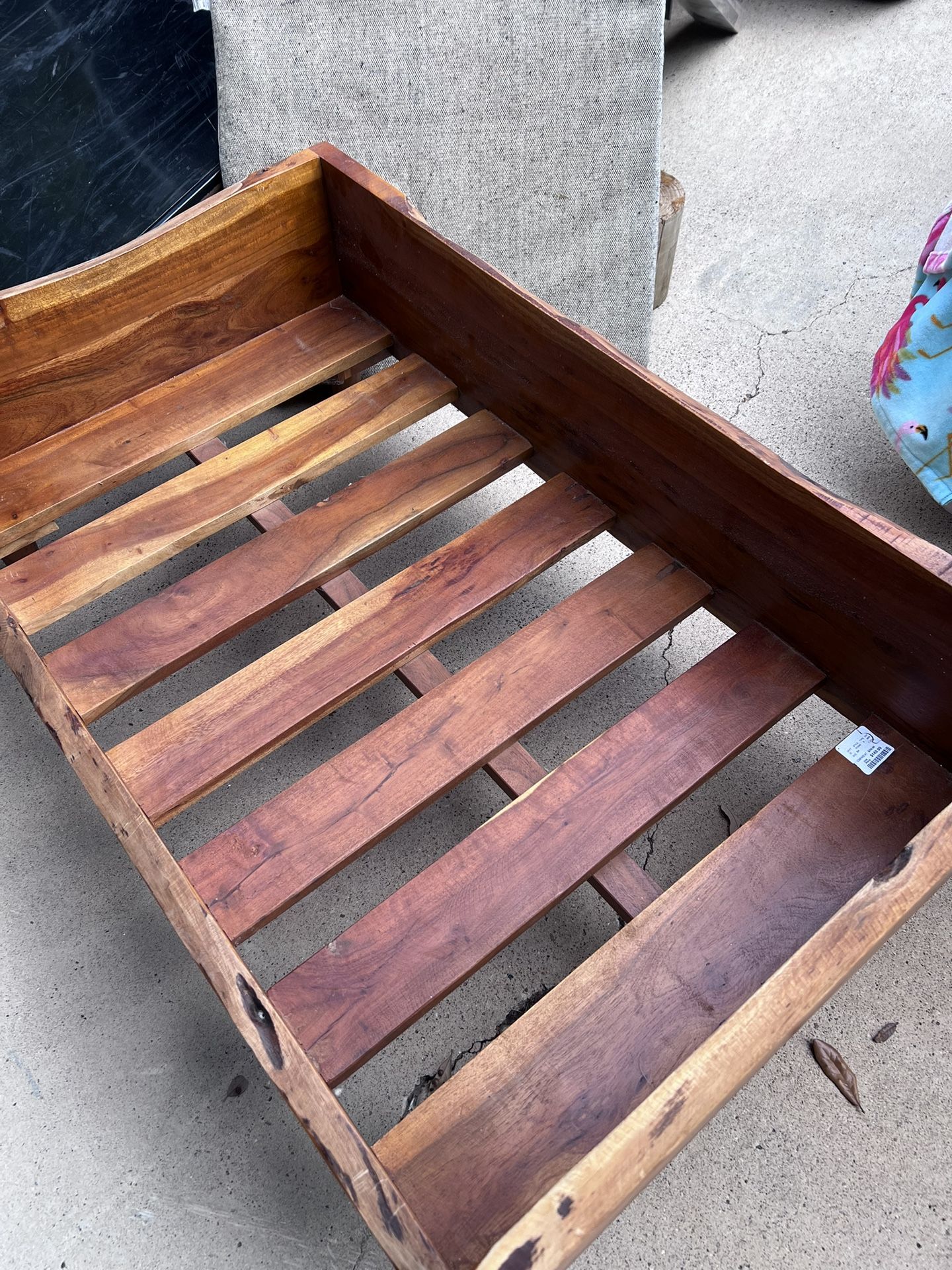Pet Bed Teakwood Lightly Used PRICE DROP!