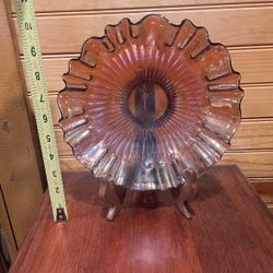 Vintage Carnival Glass Bowl