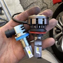 Size H7 LED Headlight Bulbs, 6000K White Super Bright LED Conversion Kit No Adapter Required Easy Install, Replacement Halogen Light Bulb, Pack of 2 (