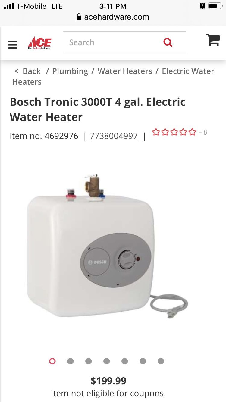 Bosch water heater
