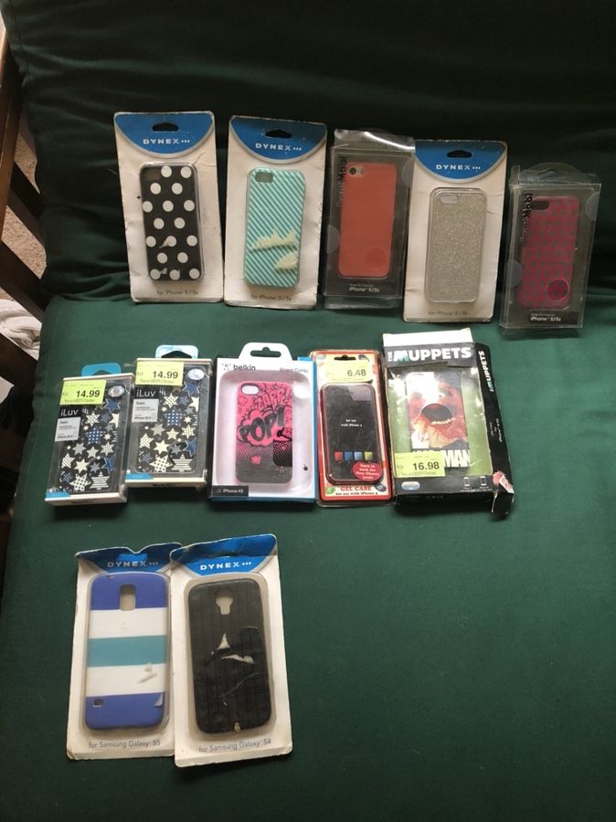 iPhone and Samsung cases