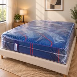 King Size Mattress 15” Sealy Posturepedic Elite Brenham II Medium Direct From Factory, Sealed in Plastic Ready for Same-Day Delivery 🚚