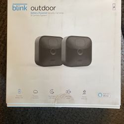Blink Outdoor (3rd Gen) - wireless, weather-resistant HD security camera, two-year battery life, motion detection, set up in minutes – 2 camera system