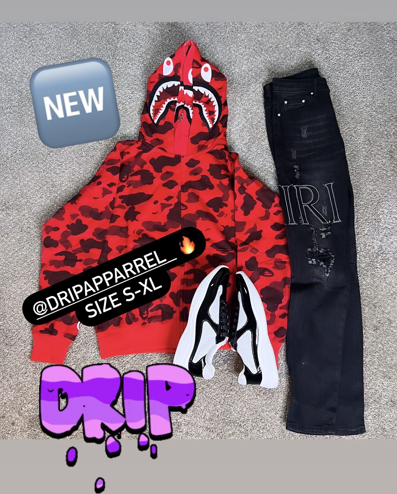Bape Hoodie Size S-Xl