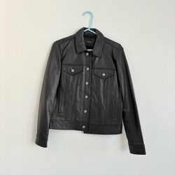 Lucky Brand Leather Jacket S
