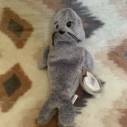 TY Beanie Baby - SLIPPERY the Seal (7 inch) - MWMTs Stuffed Animal Toy