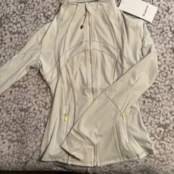 White Lululemon Define Jacket 
