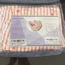 Shopping Cart Cover for Baby/Toddler 2-in-1 High Chair Cover, Easy Attach & Remove, with Cellphone Holder, Pink Strip Star