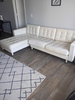 L shaped couches last bed. Great Quality. Like new