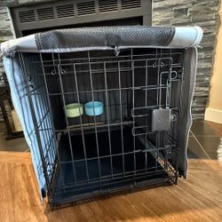 18” x 20” Collapsible Dog Crate with Cover