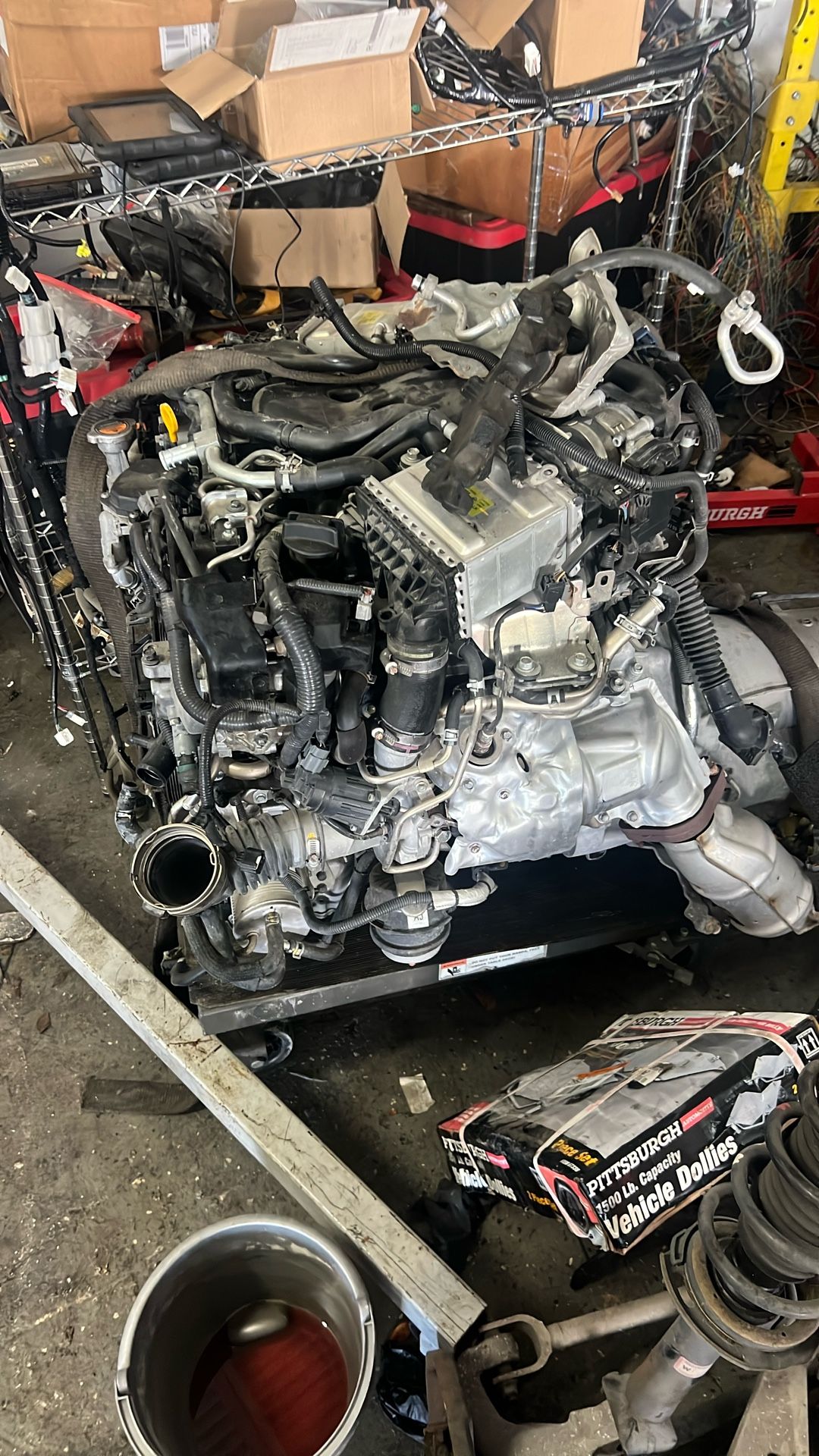Infiniti Q50 Red Sport Engine