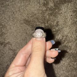 Engagement And Wedding Ring